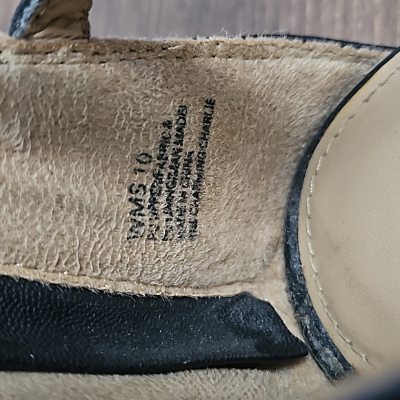 Charming Charlie Black Strappy Gladiator Wedge - Size 10 - Picture 12 of 13